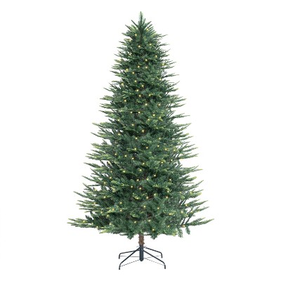 Home Imports Emporium Lujan Prelit Artificial Christmas Tree, Realistic Nordic Christmas Tree with Lights, Green