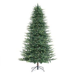 Home Imports Emporium Lujan Prelit Artificial Christmas Tree, Realistic Nordic Christmas Tree with Lights, Green - 1 of 4