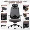 COLAMY ATLAS Ergonomic Mesh Back Office Chair with Slide Seat - 3 of 4
