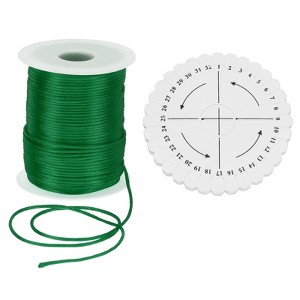 Unique Bargains Polyester Satin String Cord with Disc Organizer for DIY Bracelet - 1 of 4