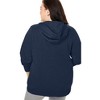 Woman Within Better Fleece Zip-Front Hoodie - 3 of 4