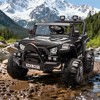 Jojoka 12V Kids Ride On Car, Electric Ride On Truck w/Parent Remote, Spring Suspension, Bluetooth Music, LED Light, 4.1Mph Max Speed - 3 of 4