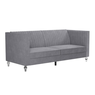 target gray futon