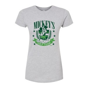 Women's - Disney - Mickeys Golf Team Fitted Graphic T-Shirt - 1 of 3