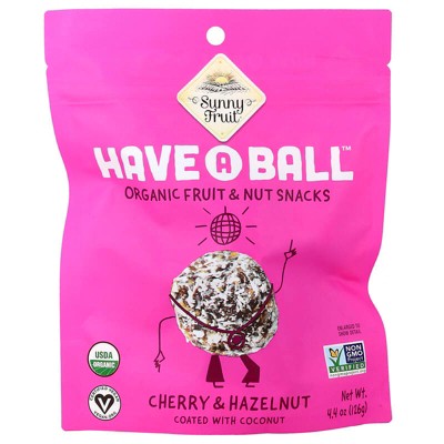 Sunny Fruit, Have A Ball™, Organic Fruit & Nut Snacks, Cherry & Hazelnut, 4.4 oz