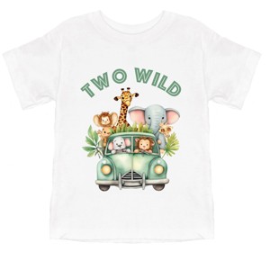 The Juniper Shop Two Wild Animals Toddler Short Sleeve Tee - 1 of 4