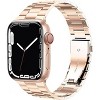 Worryfree Gadgets Classic Stainless Steel Metal Band for Apple Watch 38/40/41mm  and 42/44/45/49mm - 3 of 4