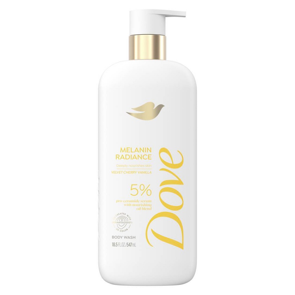 Photos - Shower Gel Dove Serum Body Wash - 5 Pro-Ceramide Serum with Nourishing Oil Blend - Melanin Radiance - 18.5 fl oz