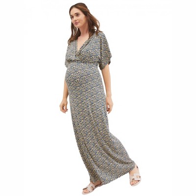 Ladies size 14 MATERNITY Nursing Tropical Palm Wrap Dress Target NEW RRP $39 