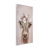 Stupell Industries Highland Cattle Pink Flower Crown Wall Plaque Art - 3 of 4