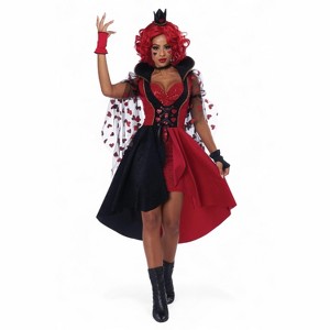 California Costumes Red Queen Cosplay Dress Adult Costume - 1 of 4