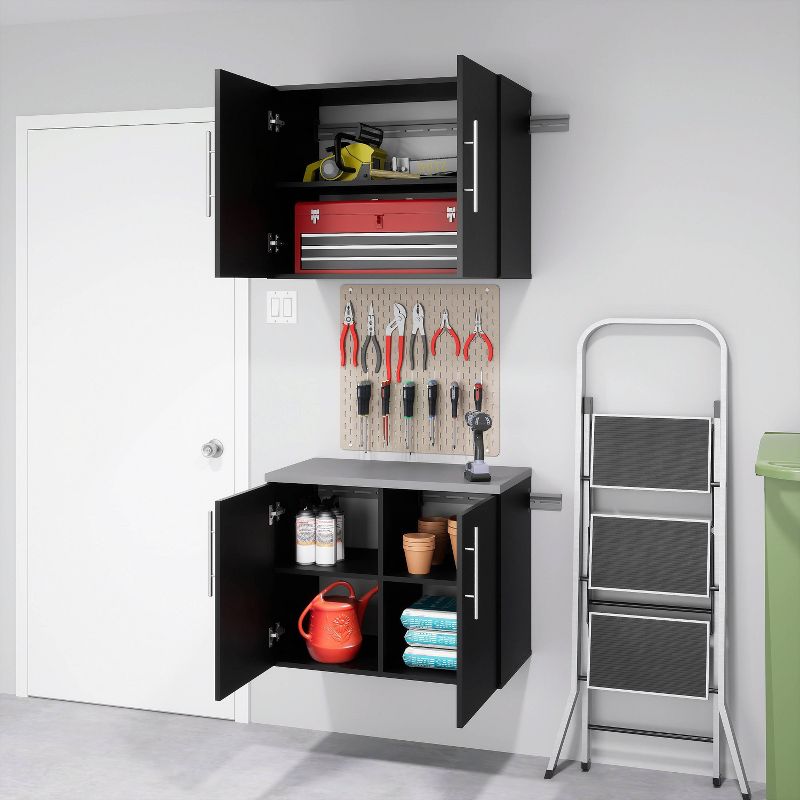 2pc Hangups Work Storage Cabinet Set - Prepac, 4 of 11