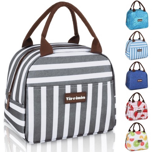 Tirrinia Lunch Bags For Women Men, Cute Insulated Lunch Tote Bag