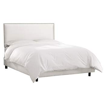 Skyline Furniture Arcadia Nailbutton Microsuede Bed