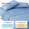 Cozy Bliss Cooling Comfort Cooling Blanket Lightweight Summer Quilt for Hot Sleepers - 3 of 4
