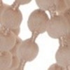 HomeRoots 20" Pale Pink Shaggy Beads Square Throw Pillow - 4 of 4