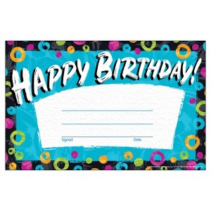Trend Color Harmony Birthday Recognition Awards, 30 Count (Case of 4) - 1 of 1