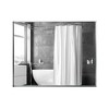 VYNXARIA 36"x24" Glossy Brushed  Mirror For Bathroom £¬Metal Rectangular Wall Bathroom Mirror £¬Decorative Wall Mirror,Silver - 4 of 4