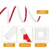 Unique Bargains Self-Adhesive PVC Mirror Wall Molding and Trim Tape - 3 of 4
