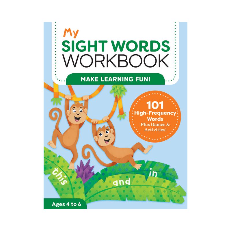 My Sight Words Workbook - (My Workbooks) by Lautin Brainard (Paperback), 1 of 10