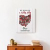 Creative Products We Wish You a Holly Jolly Ohio Christmas 16 x 20 Canvas Wall Art - 4 of 4
