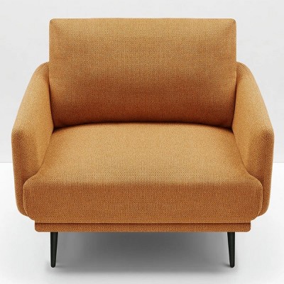 Nebula Vortex 37.5''Mid-Century Wide Accent Chair,Modern Oversized Armchair for Living Room