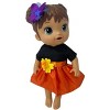 Doll Clothes Superstore Handmade October Dress Fits 12 Inch Baby Alive And Little Baby Dolls - 3 of 4