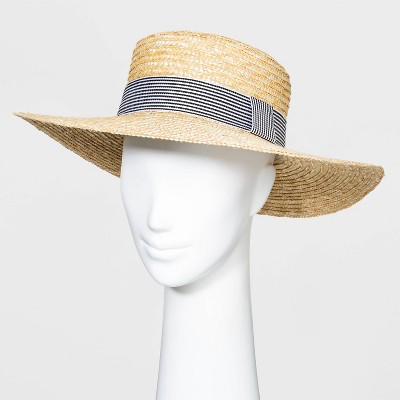 straw boater hats for sale