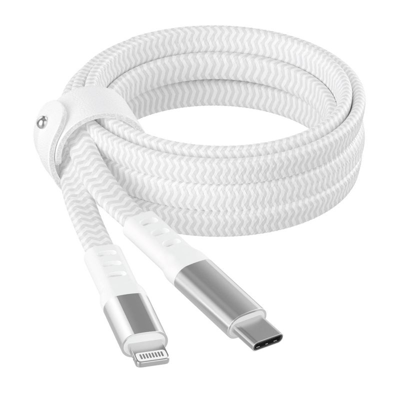 Just Wireless Ultra Braided Lightning to USB-C Flat Cable, 5 of 9