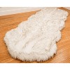 Paw Brands PupRug Runner Faux Fur Memory Foam Orthopedic Dog Bed (Zebra, One Size) - 3 of 4