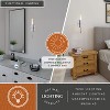 VAXCEL Fulton 1 Light Integrated LED Contemporary Wall Sconce White Acrylic - 2 of 4