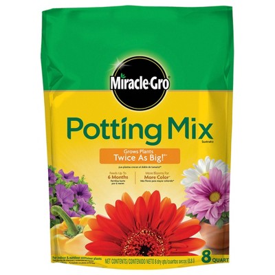 Miracle Gro Premium Potting Mix 8qt Target