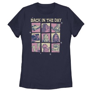 Womens Mattel Retro Classic Toys Back in the Day T Shirt - 1 of 4