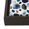 Ninola Design Watercolor Stains Blue Gold Art Canvas - Society6 - 4 of 4