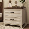 Lateral File Cabinet with 2 Deeper Drawers, Farmhouse Wooden Large Filing Storage Cabinet w/Hanging for Legal/Letter/A4 Size, for Home Office - 3 of 4