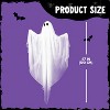 Joyfy 47’’ Halloween Light up Ghost Outdoor Decor, Hanging Ghost with LED Light for Haunted House Prop, Front Yard Lawn Garden Party Decor - 3 of 4