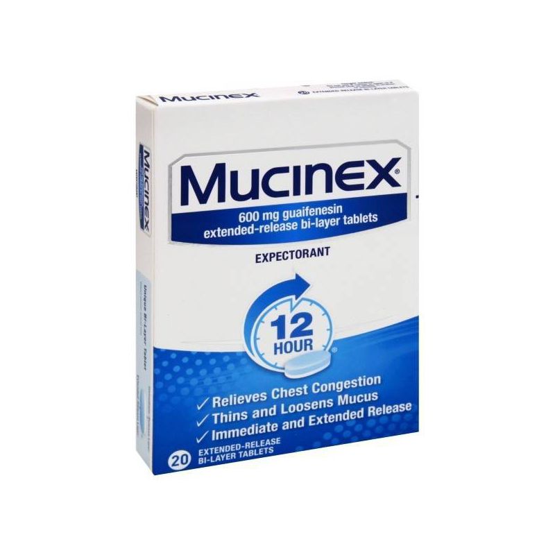 Mucinex 12 Hour Chest Congestion Medicine - Tablets - 20ct, 5 of 10