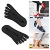 Unique Bargains Women's Nylon Breathable Split Toe Compression Socks Non-Slip 6 Pairs - 2 of 4