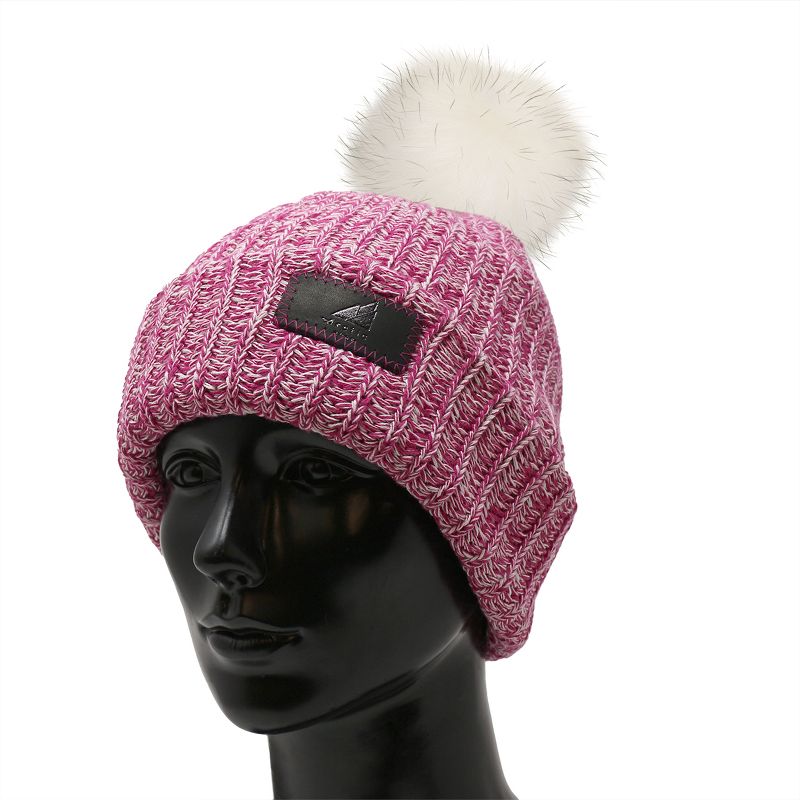 Arctic Gear Youth Winter Hat Cotton Cuff with Pom, 4 of 6