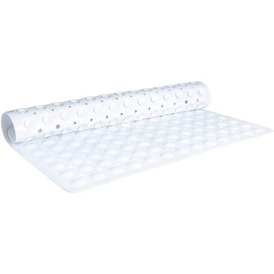 Tranquilbeauty 40 X 16 Clear Extra Long Non-slip Bath Mats With Suction  Cups For Elderly & Children : Target