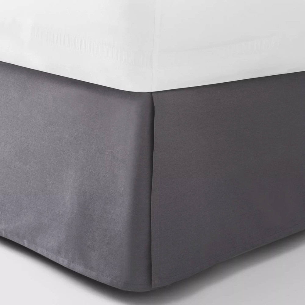 Full Bedskirt Dark Gray - Room Essentials