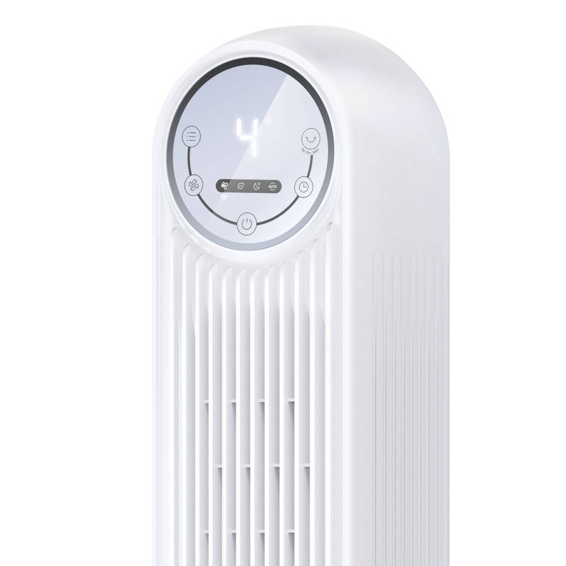 Dreo Nomad Oscillating Smart Tower Fan White, 4 of 10
