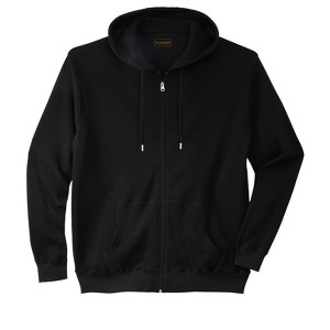 Boulder Creek by KingSize  Thermal Waffle Zip Hoodie - 1 of 4