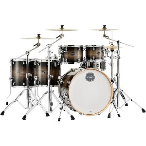 Mapex Armory Series Exotic Studioease 6-Piece Shell Pack With Deep Toms and 22" Bass Drum Black Dawn - 1 of 3