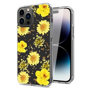 Pressed dried flower Design Phone case For iPhone 14 Pro - 1 of 4
