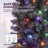 Christmas Tree, Artificial Prelit Xmas Tree with Metal Stand & Realistic Branch Tips, Skinny Xmas Tree for Indoor Outdoor Decor - 3 of 4