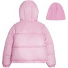 Jessica Simpson Big Girl's Iridescent Quilted Midweight Winter Puffer Coats - 2 of 4