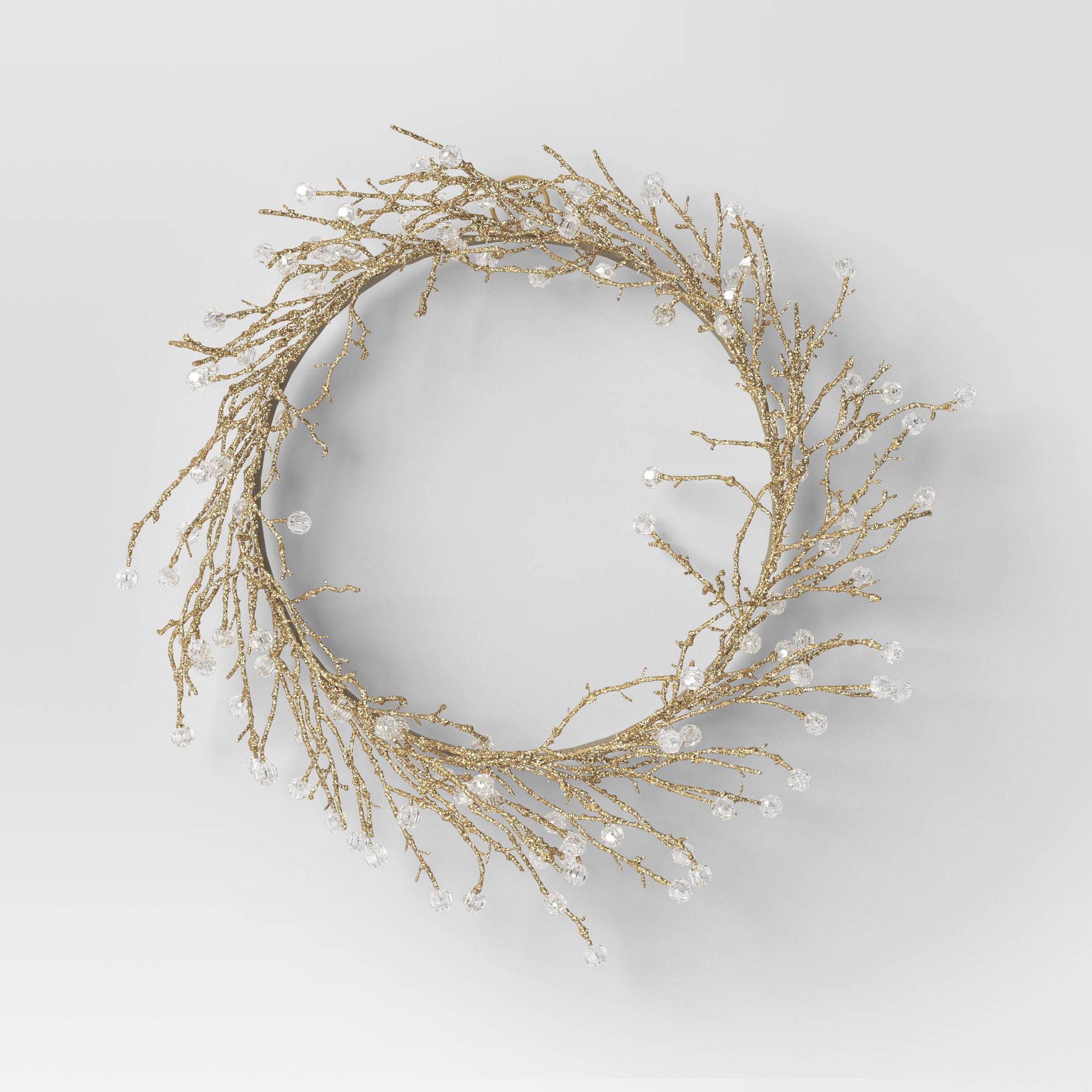 Gold Branch Luxe Christmas Wreath - Threshold™