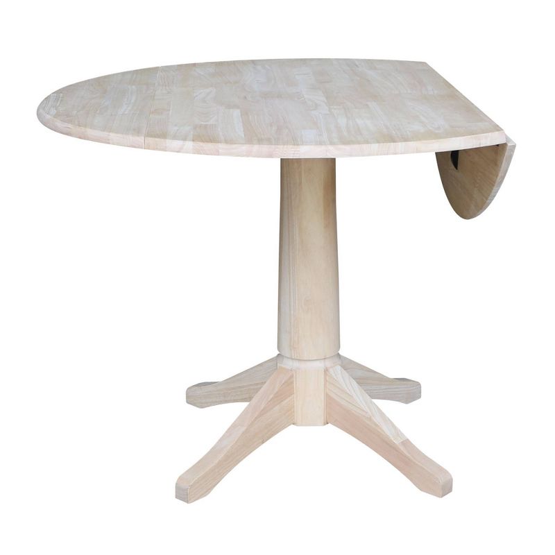 30.3&#34; Jeremy Round Dining Table Blue - International Concepts, 4 of 11