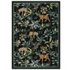 Modern Washable Area Rug for Living Room, Animal Print Floor Rug with Non Slip Backing, Low Pile Stain Resistant Carpet - 3 of 4